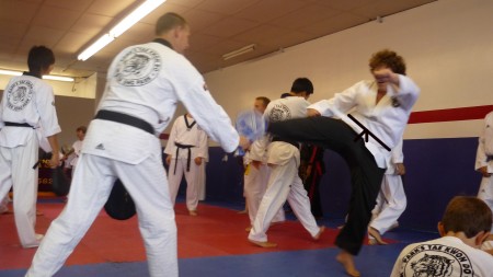 Cody testing in TKD 2008