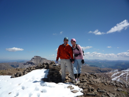 on top of Wetterhorn