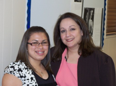 Selina and her godmother Carmen Falcon