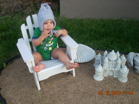 Landon and his hat