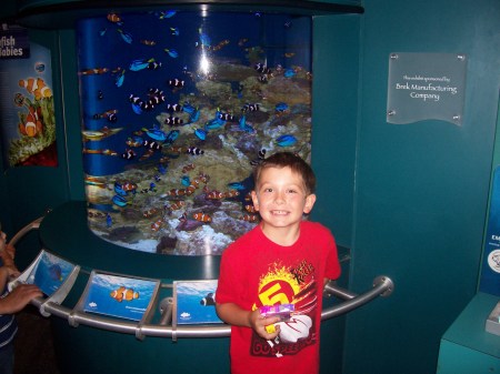 Tyler at the Aquarium