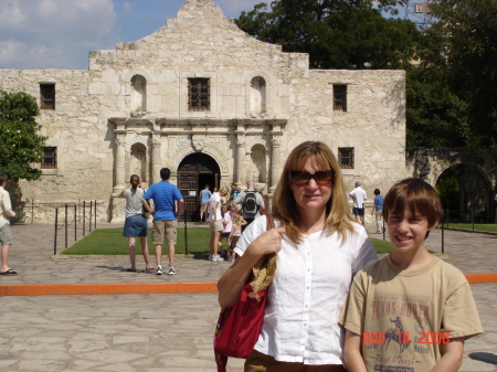 Visiting the Alamo in San Antonio