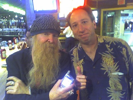Billy Gibbons of ZZ-Top and David Rose