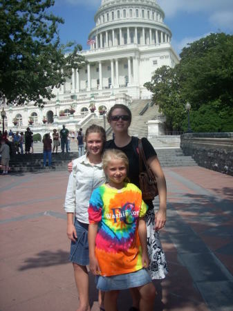 my daughters and I at the Capital