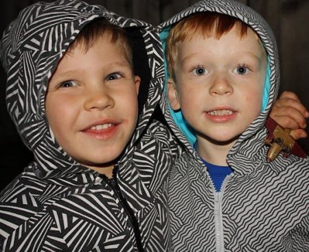 Grandsons Dylan & Evan