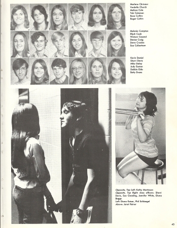 OHS '72 yearbook page