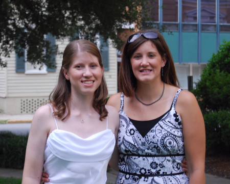 Brianna and Brittany after the wedding