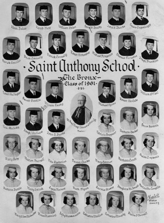 St. Anthony Graduation Photo Class of 1961 