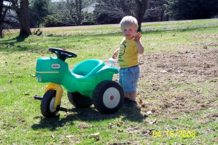 Joshua playing