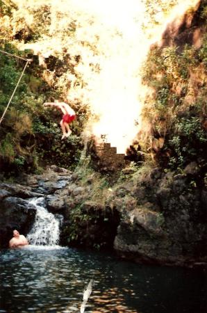 My son Cliff Diving