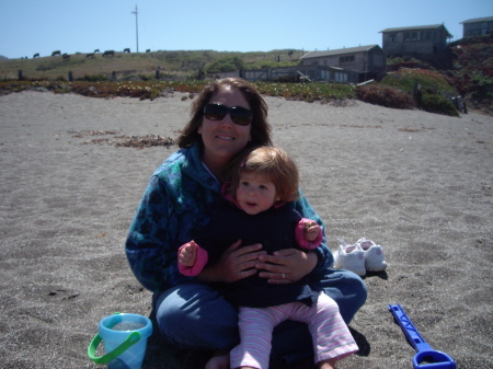 Me and Lexi at the beach