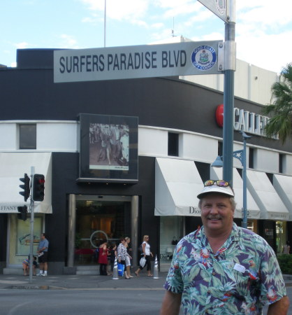 Tim at Surfers Paradise - Australia