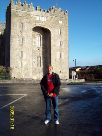 Sandra at Bunratty Castle, Ireland