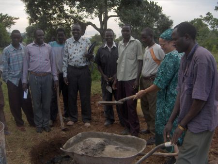 Foundation laying of clinic