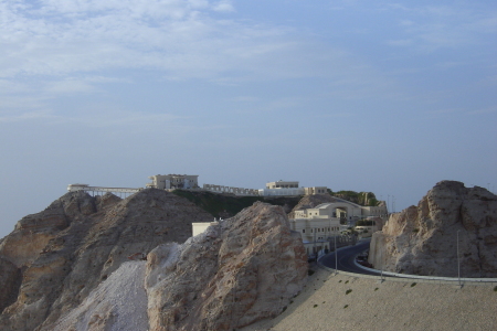 House on highest point of Hafeet Mountain