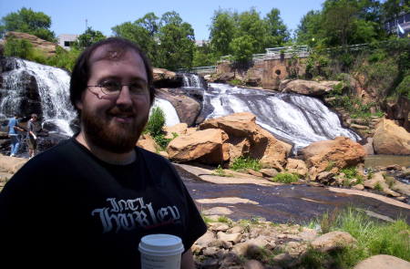 Son Jonathan at Reedy River, Greenville, SC