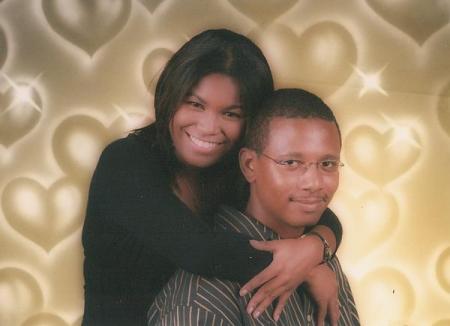 My son Deonte and his wife Gladys