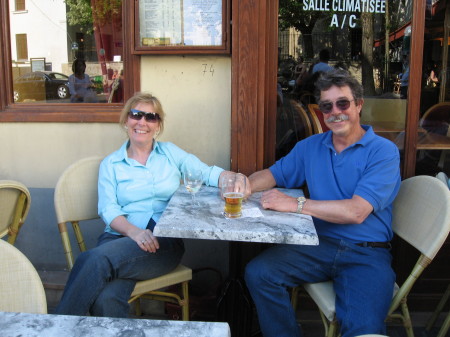 Sidewalk Cafe in Paris - May 2008