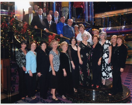 Class of '63 at 63 Group Photo on Cruise.