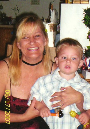 me and my son at christmas 2007