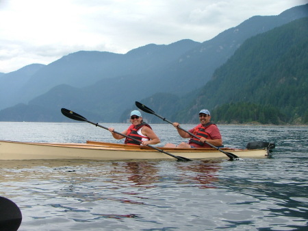 kayaking in Vancouver , B.C.