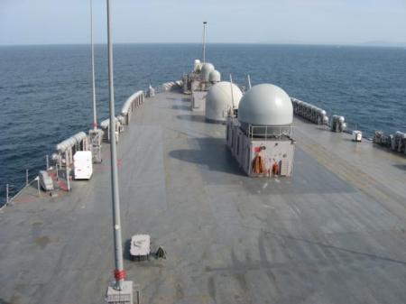 On Board the USS Blue Ridge near Japan