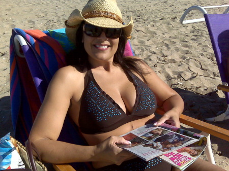 beach sitting