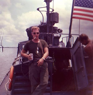 1974 Nam - on river patrol