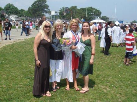my daughters & i at kacie's graduation