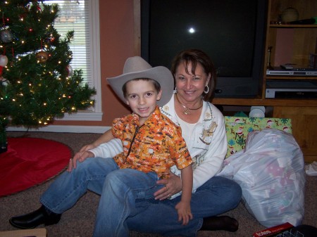 Me and Treyton, Christmas 2008