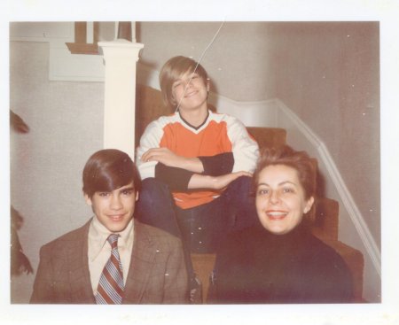 On steps of Berkeley Road house, Greenacres