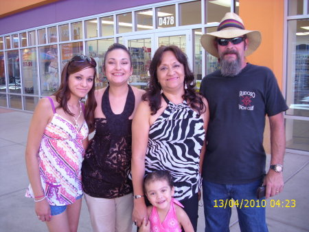 me,wife,2 daughters,& g-baby