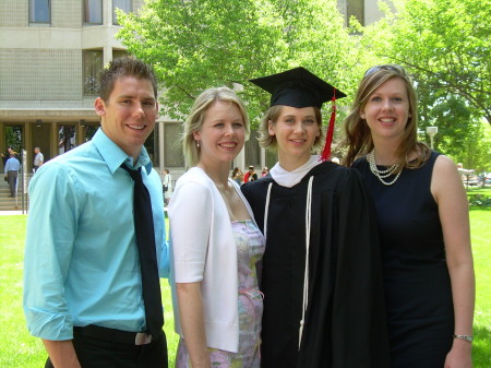 Dana's graduation 2007 - our 4 children