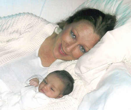 Mary & Sarina (new born) September 2003