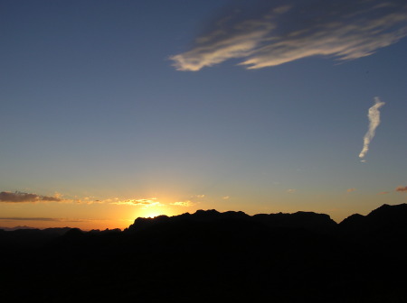 Sunset - Superstition Mountains Arizona