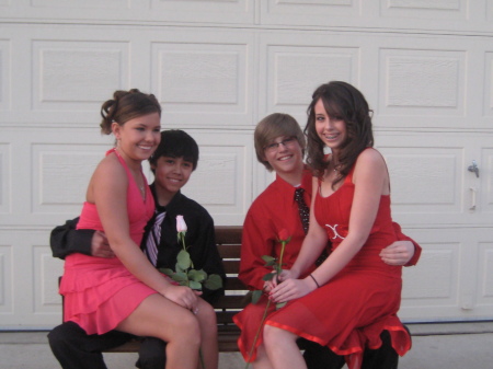 Jaylyn her date and friends