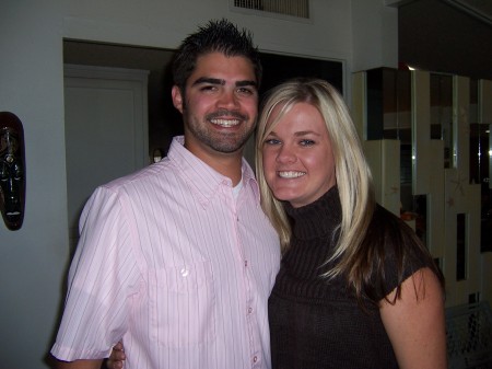 Daughter Michelle and fiance Stephen