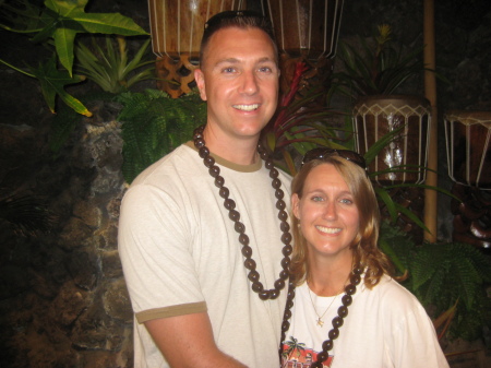 My wife, Deb, and I in Hawaii