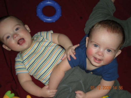 Twin Grandsons - Rocco & Brody