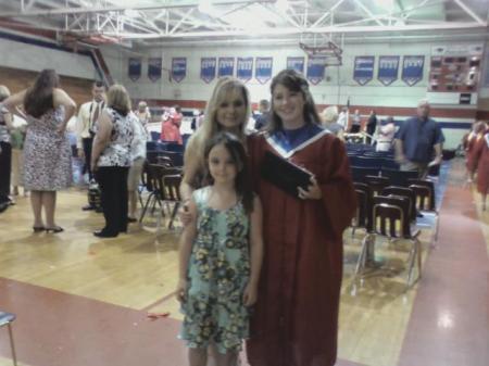 Me, Brittney and Jorden, Graduation day!!