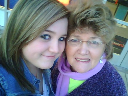 My granddaughter Shannon and me.