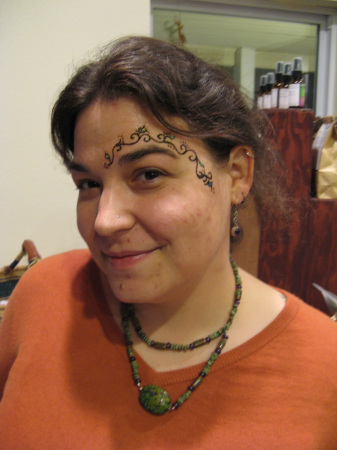 Me with Henna on my face
