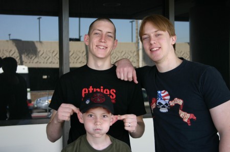 My three sons.