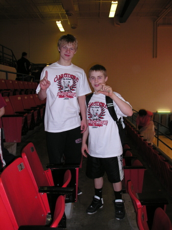 Jordan and his best Friend Calib Champs!