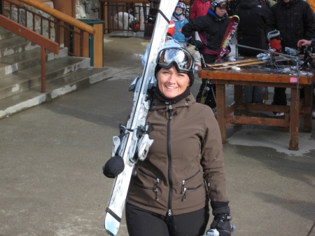 Skiing at Crystal