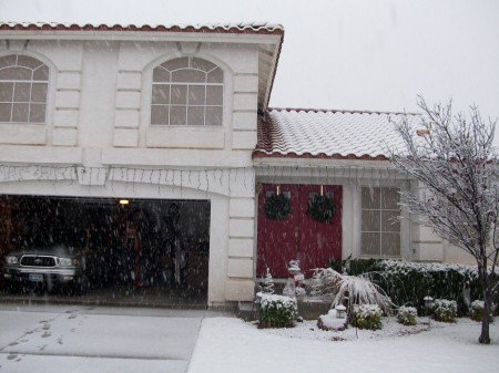 Snow in Las Vegas - Dec. 18, 2008