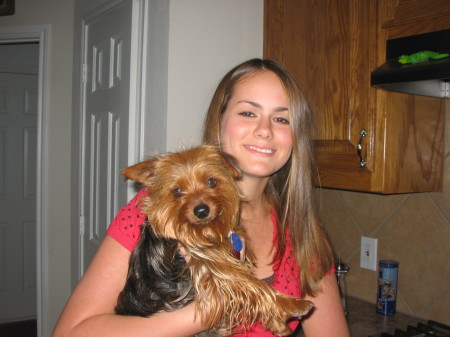 My Daughter & CoCo my Yorkie