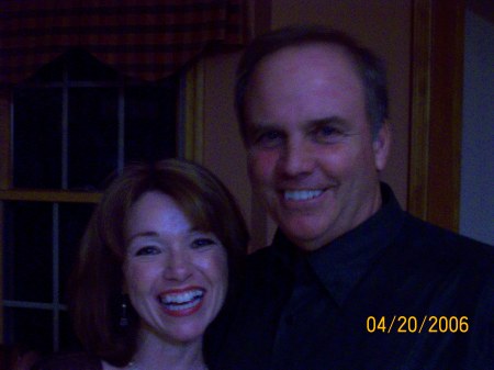 My husband Jeff and I , 2006