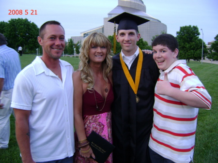 Zach graduation May 2008