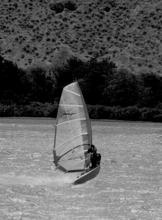 windsurfing